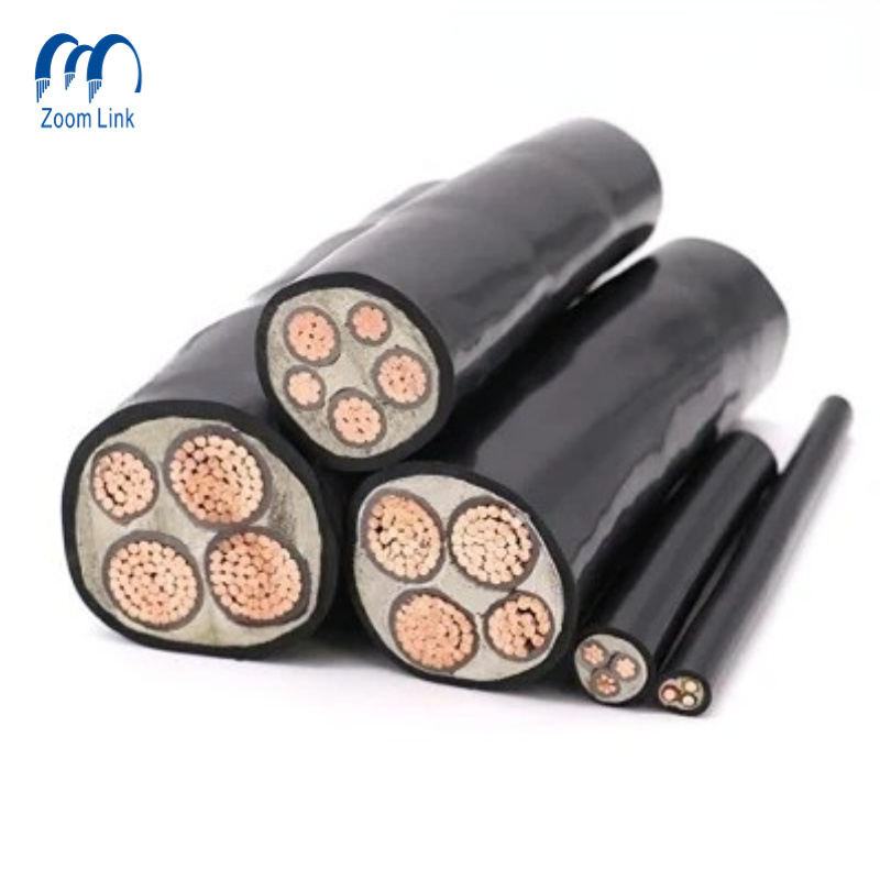 
                4 Core 0,6 /1kV PVC de cobre aislado de energía subterránea blindada Cable
            