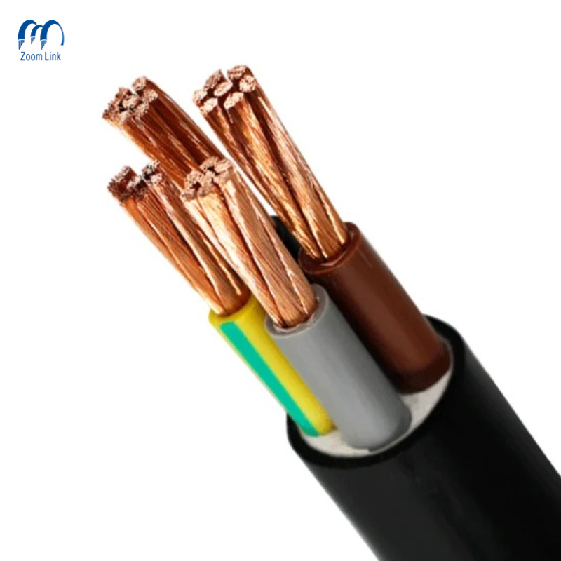 6 7 Cores Copper Conductor PVC Insulated Sheathed Flexible Electric Wires