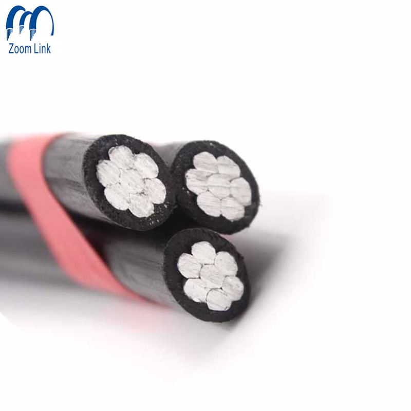 
                600 V HDPE isolation Service Drow Wire Duplex Triplex Quadruplex 6 AWG, 2 AWG, 4 AWG, 1/0AWG 4/0 AWG
            
