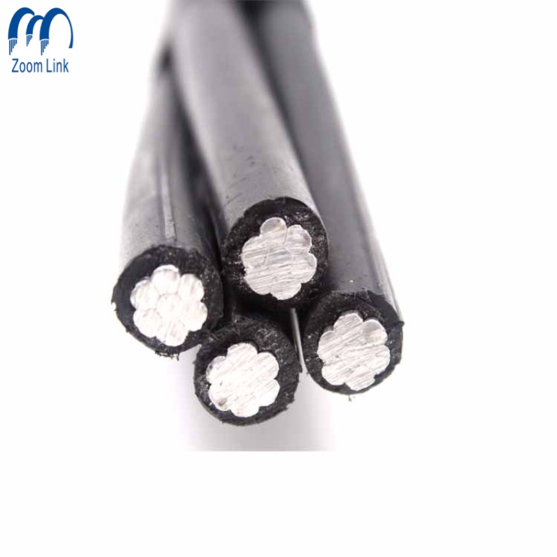 China 
                600V PE Insulation ABC Cable and Overhead Cable 4X16 4X25 4X35
              manufacture and supplier