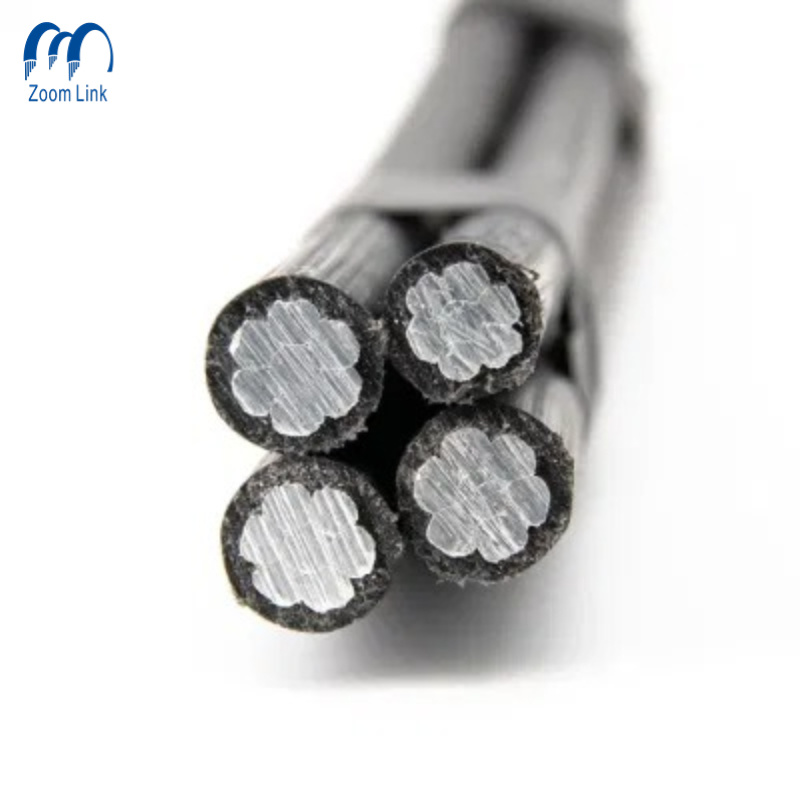 
                ABC PE/XLPE/PVC Insulated Low Voltage Aerial Bundled Electric Wire Cables
            