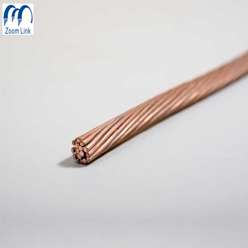 China 
                Alambre de Cobre Desnudo Solido #4AWG #6 AWG #2AWG Conductor de cobre
              fabricante y proveedor