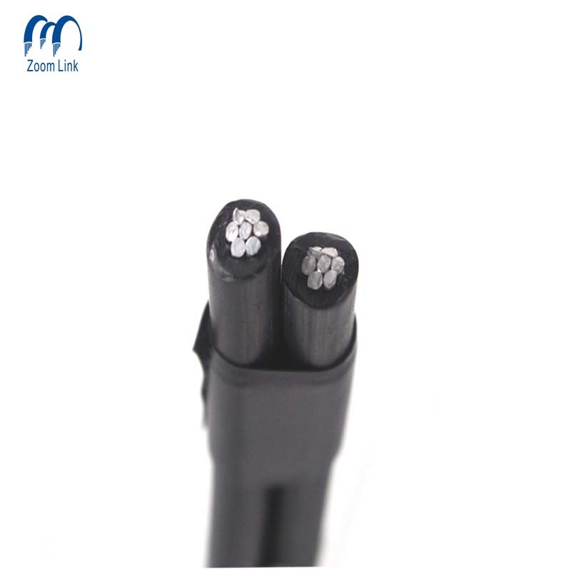 Aluminum Cable Low Voltage ABC Cable 2X10mm, 3X70+55+25mm 3X50+55+25mm, 3X50+55+25 600V ABC Cable