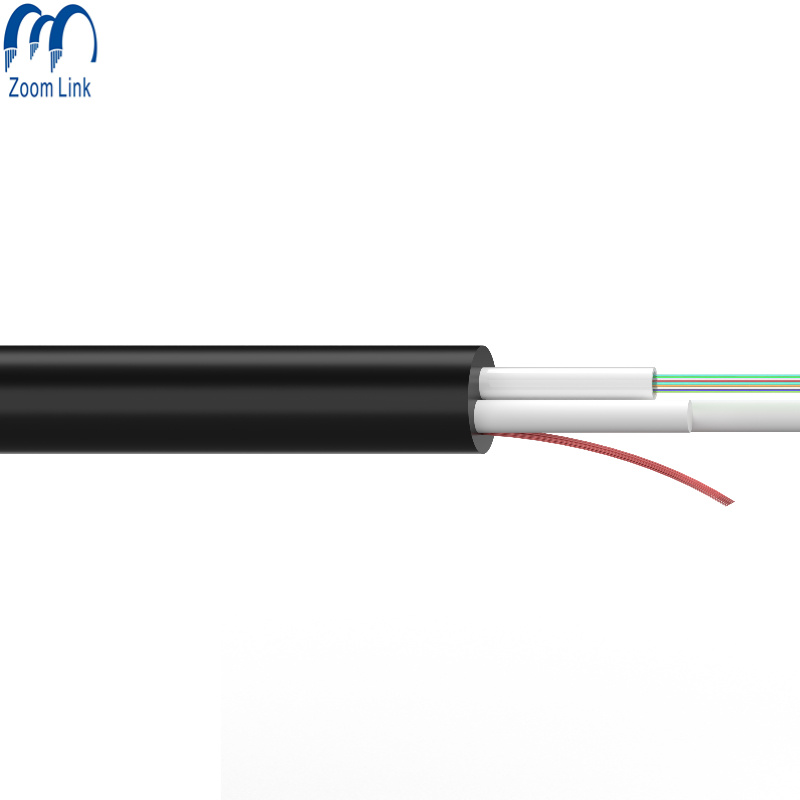 
                ASU mejor precio cable de fibra óptica Negro Multi Core Outdoor Cable de comunicación Fibra óptica
            