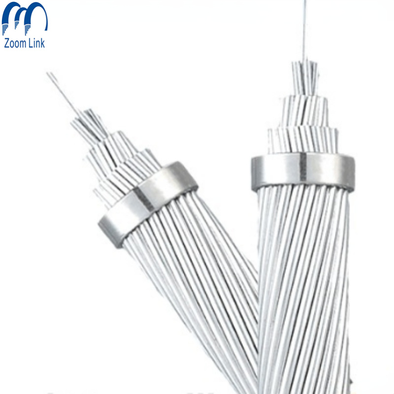 
                Cable de aluminio desnudo ACSR 1/0 AWG, 2 AWG, 4AWG
            