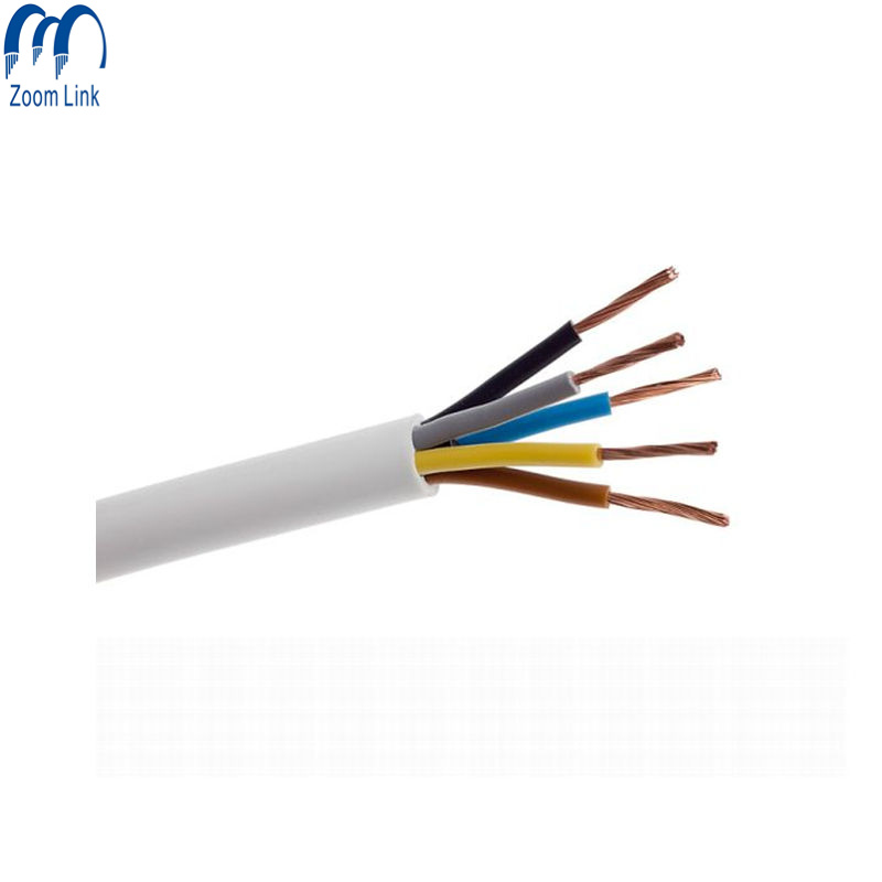 Chine 
                Chine Supply 3 Core 2 Core 4 Core PVC Electrical Fil de câble H05VV-F.
              fabrication et fournisseur