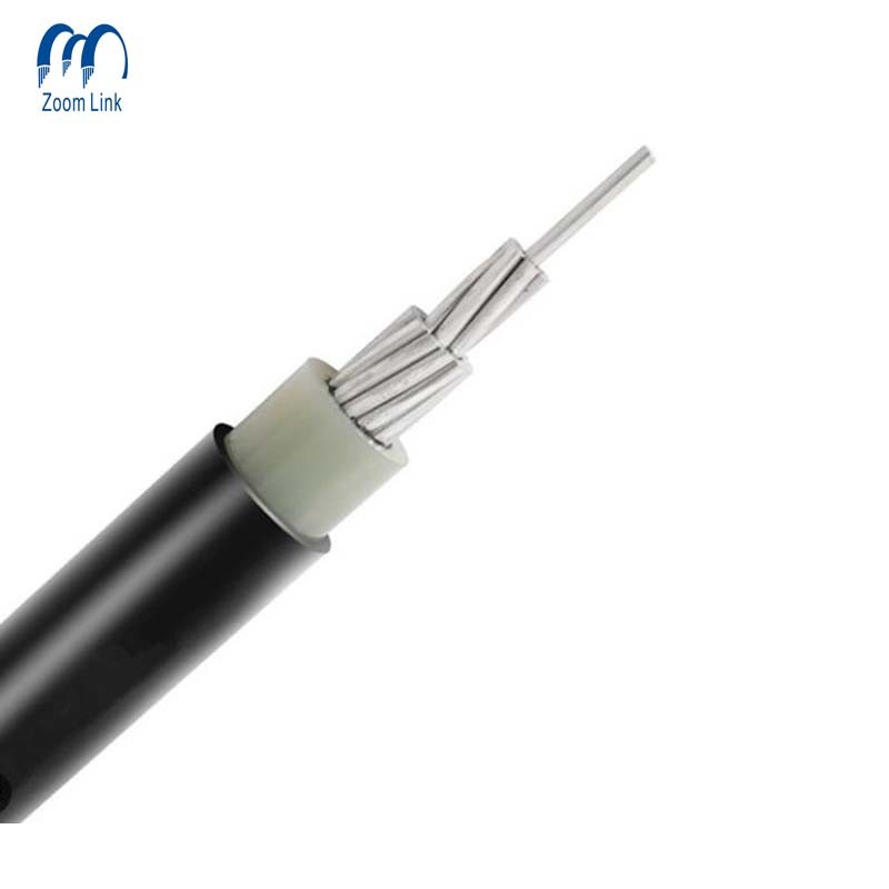 Conductor Tree Wire ACSR # 2/0 1/0 AWG 3/0AWG 4/0AWG, Insulation: Inner Layer XLPE and Outer Sheath HDPE (Black) , Un 15kv to 35kv
