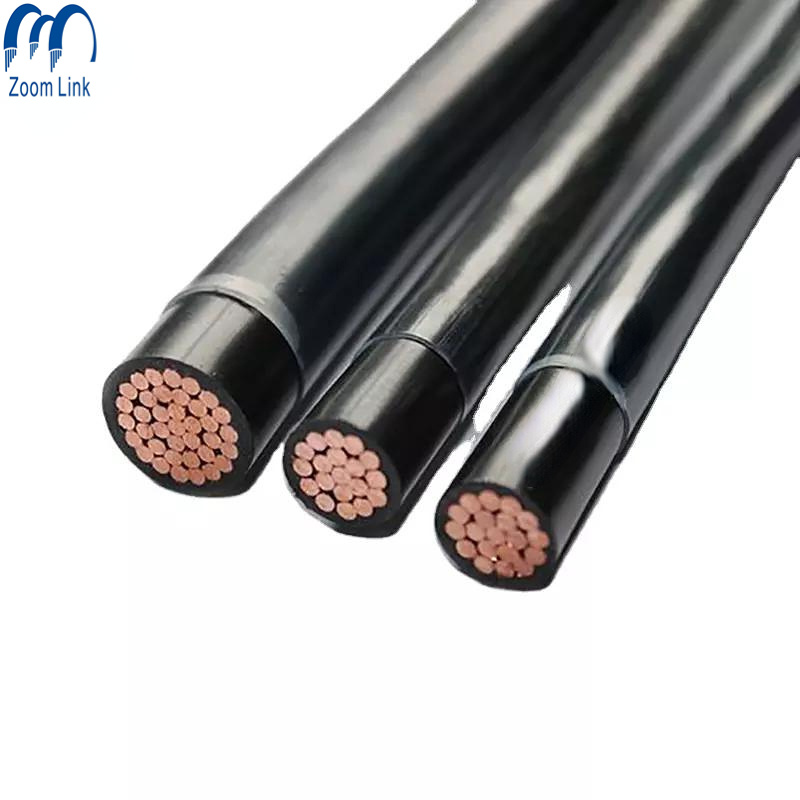 
                Kupferleiter, PVC-isoliertes, mit Nylonummantelung, elektrisches Kabel THHN/Thwn/THW/TW Draht
            