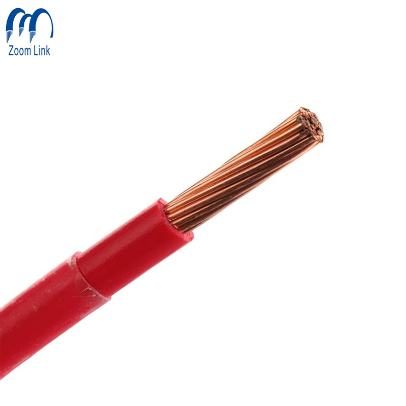 
                Câble à fil unique en cuivre 50 Sqmm 16mm 25mm 35mm 10mm PVC isolé simple 70 mm de l′usine chinoise de Zhengzhou
            