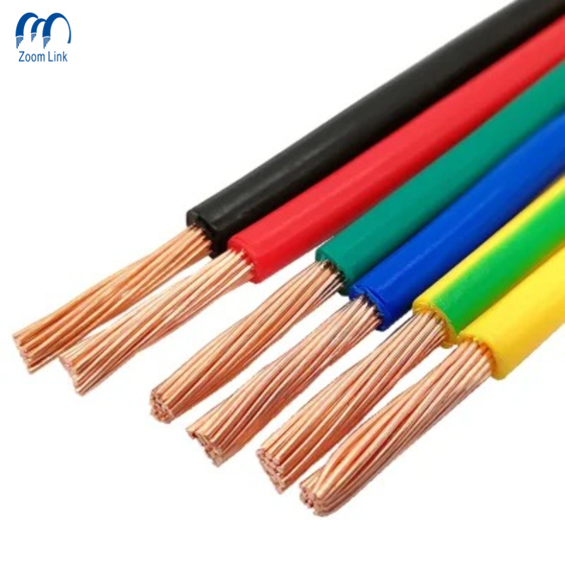 China 
                Cable eléctrico de cobre con certificados ISO CCC (1,5mm 2,5mm 4,0mm 6,0mm 10mm 16mm 20mm 35)
              fabricante y proveedor