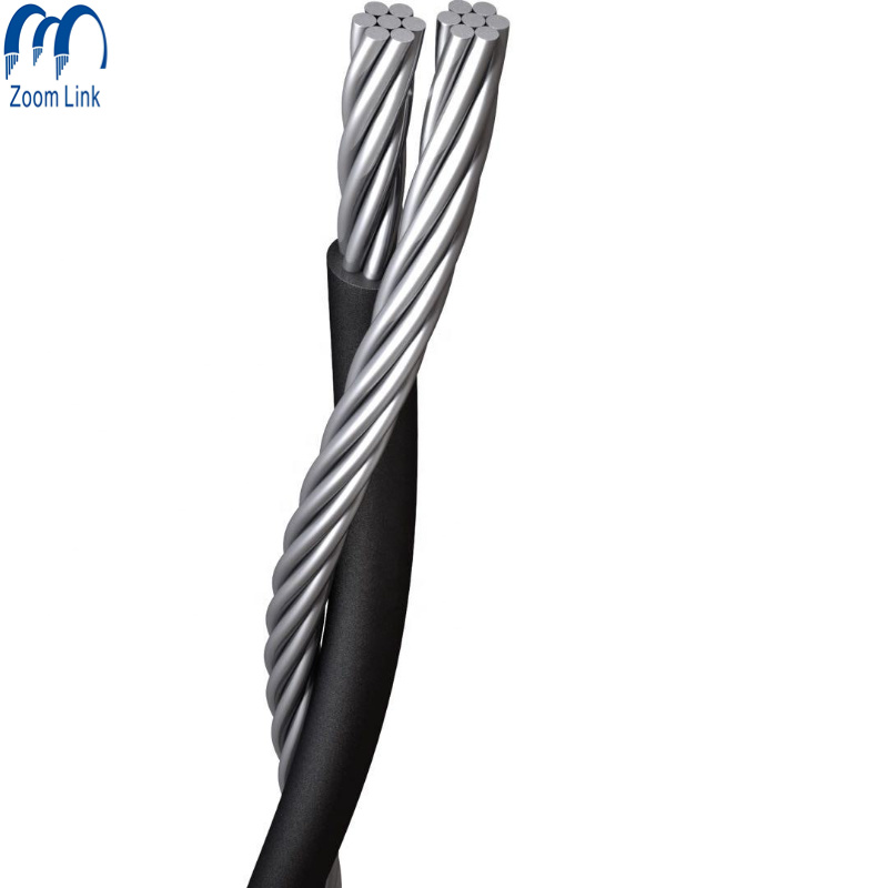 China 
                Duplex Drop Wire #4 Terrier, PE Insulation Cable
              manufacture and supplier