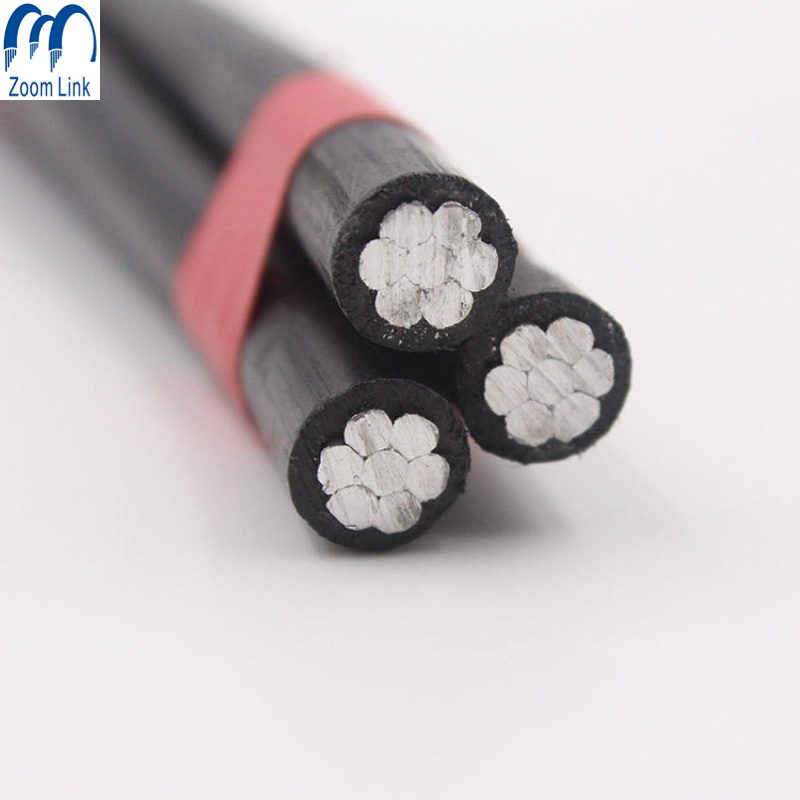 
                Триплексный режим двухсторонней печати Quadruplex алюминиевого кабеля ABC 0.6/1кв алюминиевых проводников обслуживания
            