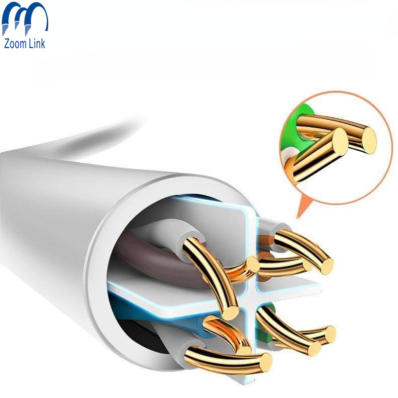 China 
                ETL Certificated 23AWG Roll Pure Copper Cat 6 LAN UTP Cable
              manufacture and supplier