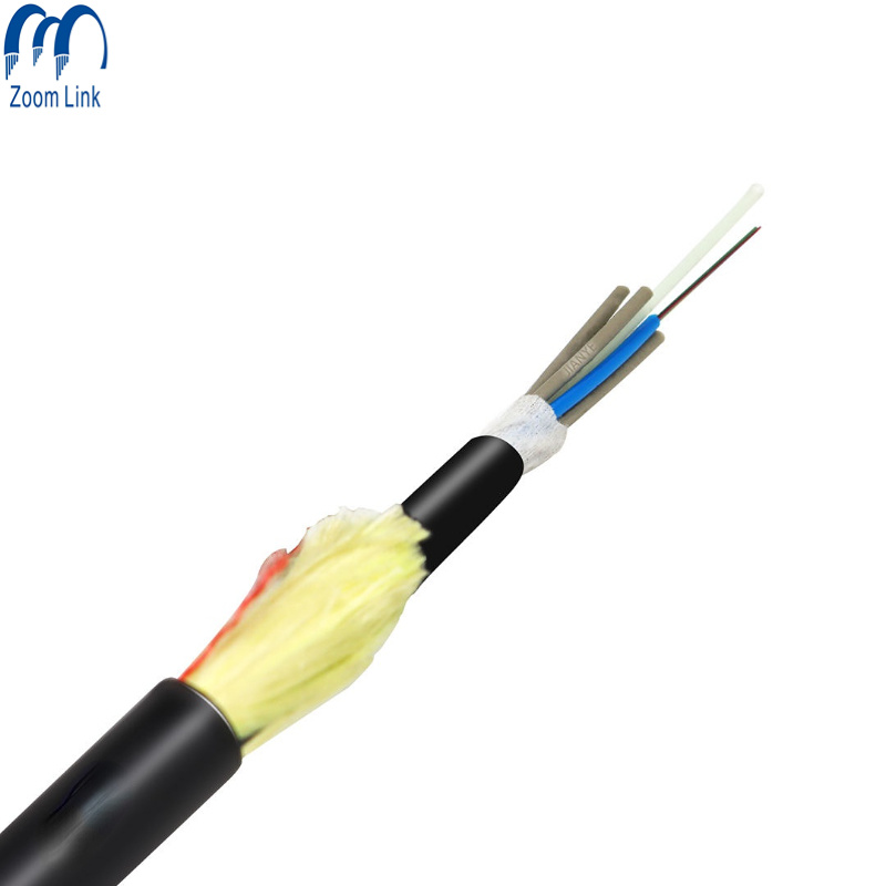 Factory Manufacturers Fiber Optic Cable 6 12 24 48 Core Outdoor Iber Optic Cable ADSS/GYFTY/Gyffy