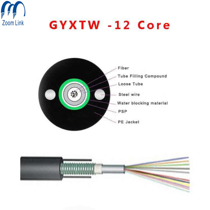 Китай 
                Цена на заводе для использования вне помещений кабель GYXTW Оптоволоконный кабель
              производитель и поставщик