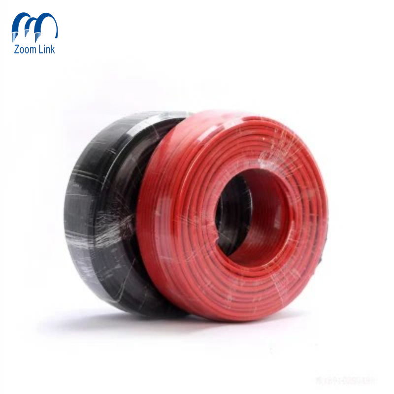China 
                Cable de cobre resistente a la llama PVC XLPE o caucho de silicona aislado PV cable eléctrico solar
              fabricante y proveedor