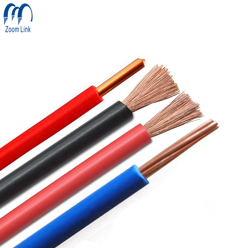 China 
                Fios de cobre flexíveis isolados com PVC H05V-K/H07V-K.
              fabricação e fornecedor