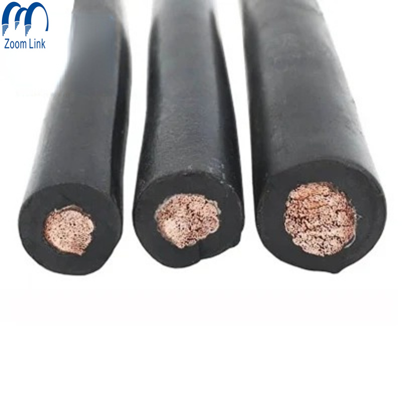 
                Cable de soldadura de plomo aislado de caucho de cobre 95mm de núcleo único flexible Fabricante
            