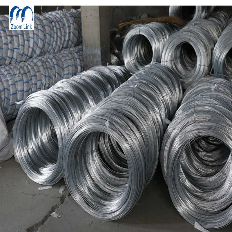 Китай 
                Оцинкованная стальная проволока соответствует ASTM B498 для ACSR, диаметр 2.61 мм 3,30 мм, оцинкованная Тип A, отгружен в релях
              производитель и поставщик