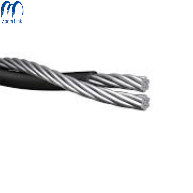
                Cable de caída de servicio de buena calidad 6AWG 4AWG 2AWG 1/0AWG Triplex Dúplex no 6/7 500m por rollo 57kg
            