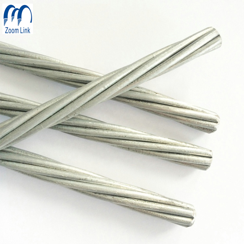 Guy Wire Grounding Galvanized, 5/16", 3 Strands, Soft Annealed Iron "C"and Guy Wire Grounding Oh, 3/8", High Strength