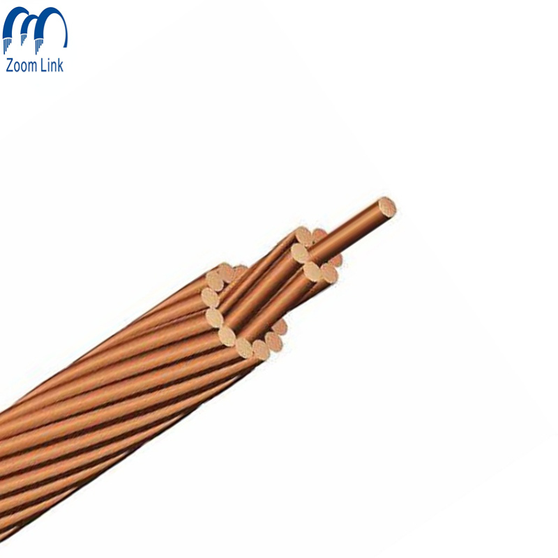 HD Bare Copper Conductor 50mm 25mm 35mm 4AWG 2AWG Cable De Cobre Desnudo