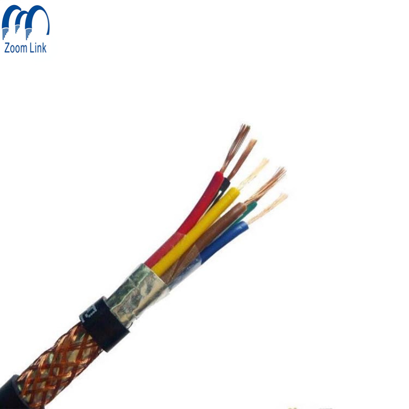 High EMC Performance Copper Braided Shielded PVC Soft Cable for Interference-Prone Environments