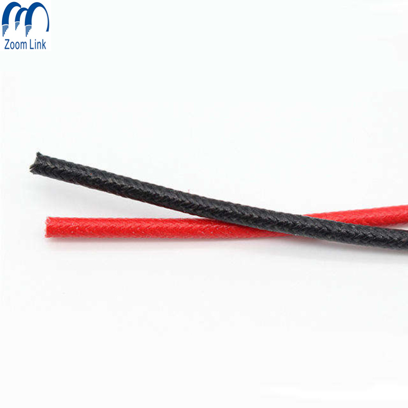 Home Appliance 300V 200c Cooker UL3122 Silicone Cable, Fiberglass Braided High Temperature