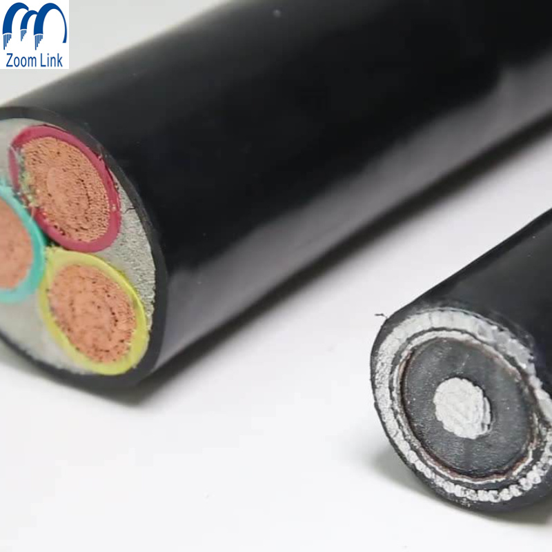 IEC 60502 3 Phase 4 Core Low Voltage XLPE Cable PVC Insulated Armoured Electric Power Cable