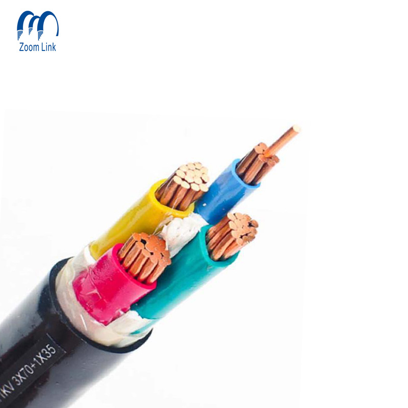Low Voltage and High Voltage XLPE Insulation Copper or Aluminum Conductor Power Cable