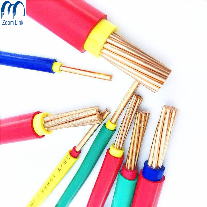 China 
                Cable de cobre directo de fábrica BV cableado eléctrico PE PVC Cable
              fabricante y proveedor