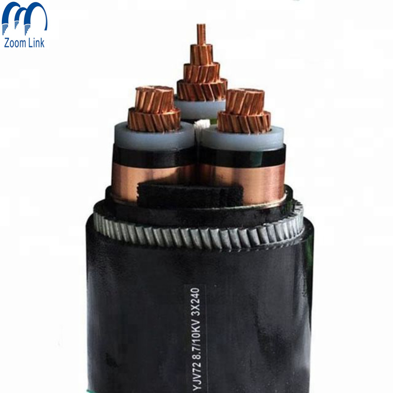 China 
                Cable de alimentación Yjv22/Yjv32/Yjv. De XLPE blindado de media tensión
              fabricante y proveedor