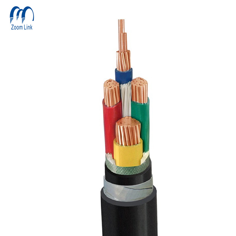 
                Conducteur en cuivre Nyy 0.6/1 Kv isolant en PVC Câble d′alimentation Câble électrique
            