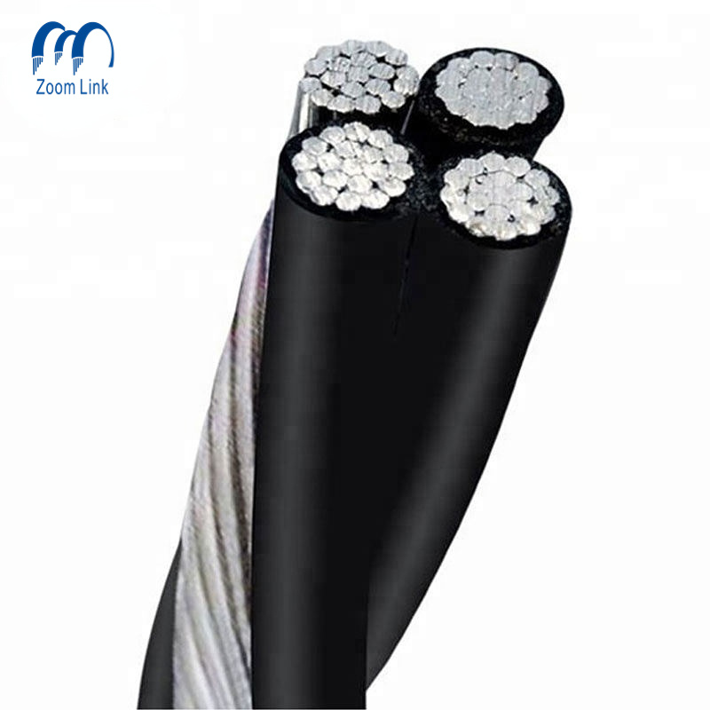 Китай 
                Подвесной алюминиевый кабель с изоляцией из XLPE QUADRUPLEX Duplex Triplex Service Drop Электрический кабель
              производитель и поставщик