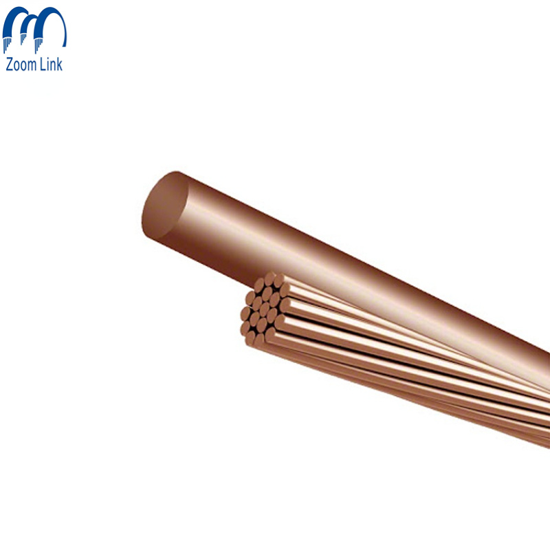 Overhead Power Line Bare Stranded Copper Conductor 10 16 25 35mm