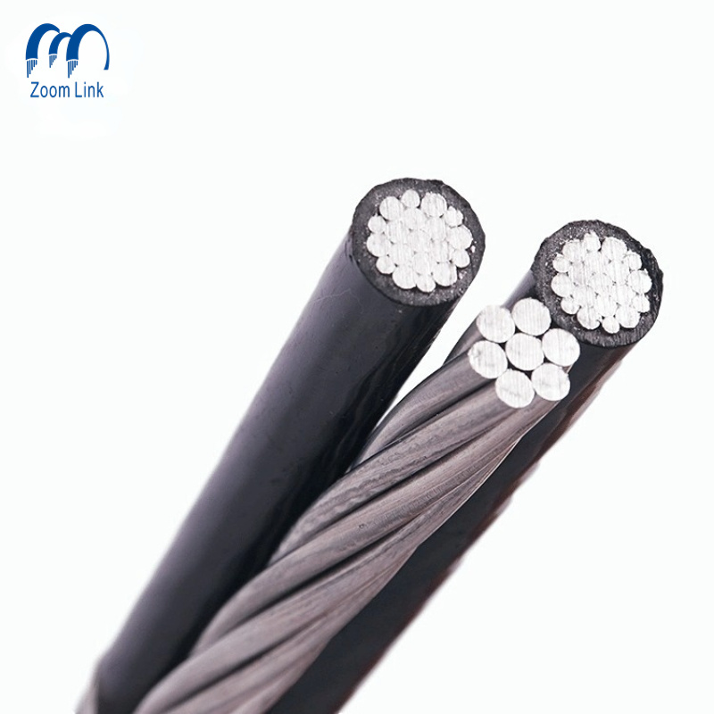 PVC XLPE Insulated Duple/Triplex/Quadruplex Aluminum Service Drop Electrical Cable