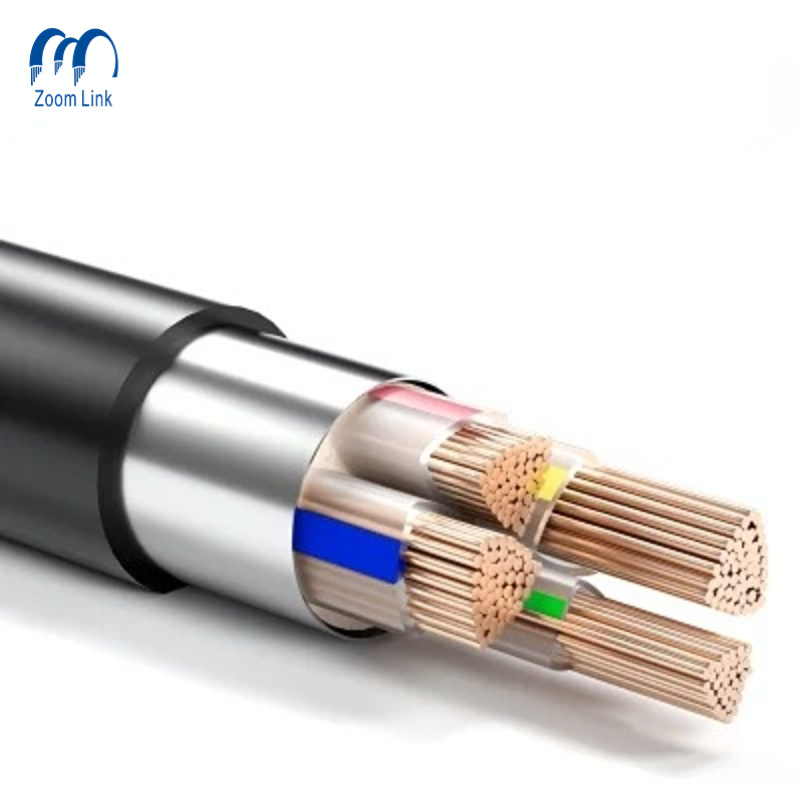 
                Cable de alimentación de 4 núcleos de cobre del cable de alimentación XLPE Vehículos blindados de cable de alimentación
            