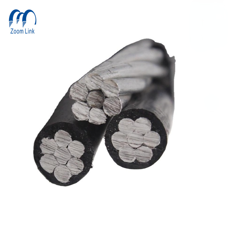 China 
                Service Drop Cable 3*6AWG+1*6AWG AAC Conductor XLPE Insulated AAAC Neutral ABC Cable
              manufacture and supplier