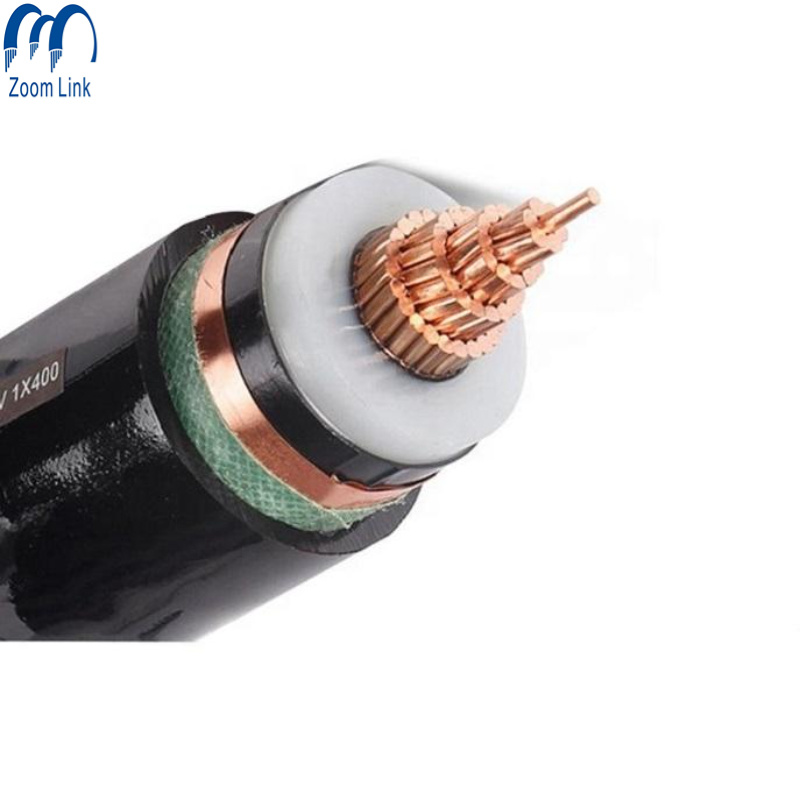 Single Core High Voltage Aluminum Conductor Electrical XLPE Insulated Power Cable