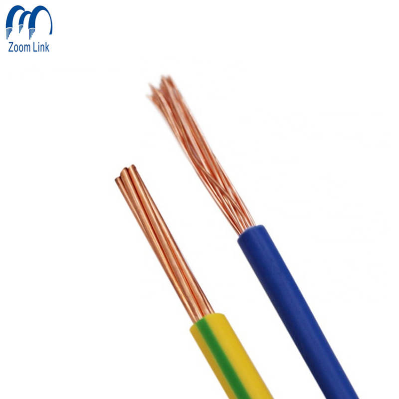 Soft Copper Conductor Crosslinked Low Smoke Halogen-Free Polyolefin Flame Retardant LSZH Electric Wire