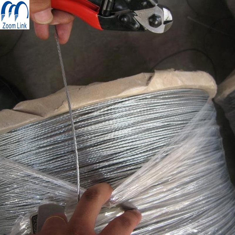 China 
                Stahldraht Verzinkter Stahllitze Mit Abschirmt Guy Wire
              Herstellung und Lieferant