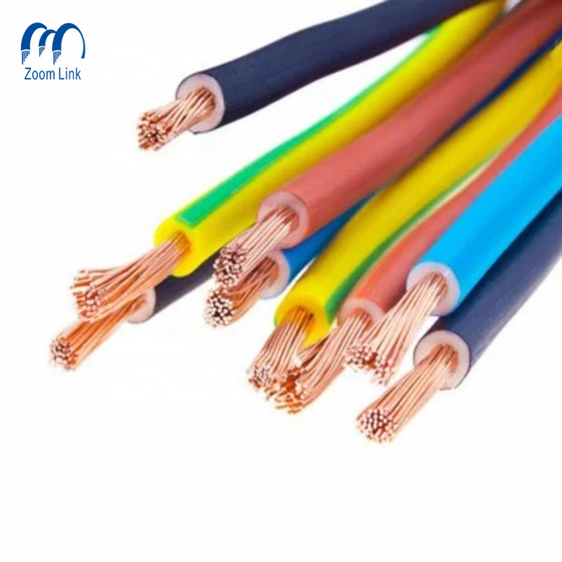 China 
                Cable eléctrico de conexión aislado de PVC de cobre multifilar para Cableado de la casa
              fabricante y proveedor
