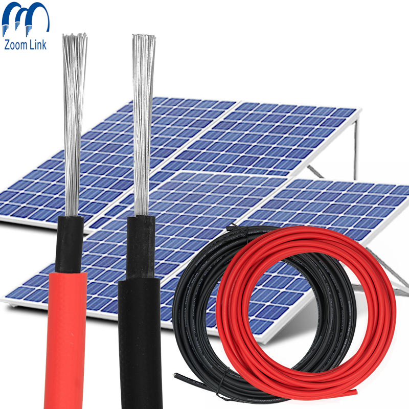 TUV XLPE 4mm 6mm Power DC PV Solar Cable