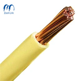 Thhn/Thwn/Thw/Tw Copper Wire 6AWG 8AWG 10AWG 12AWG Copper Core PVC Insulated Electrical Cable
