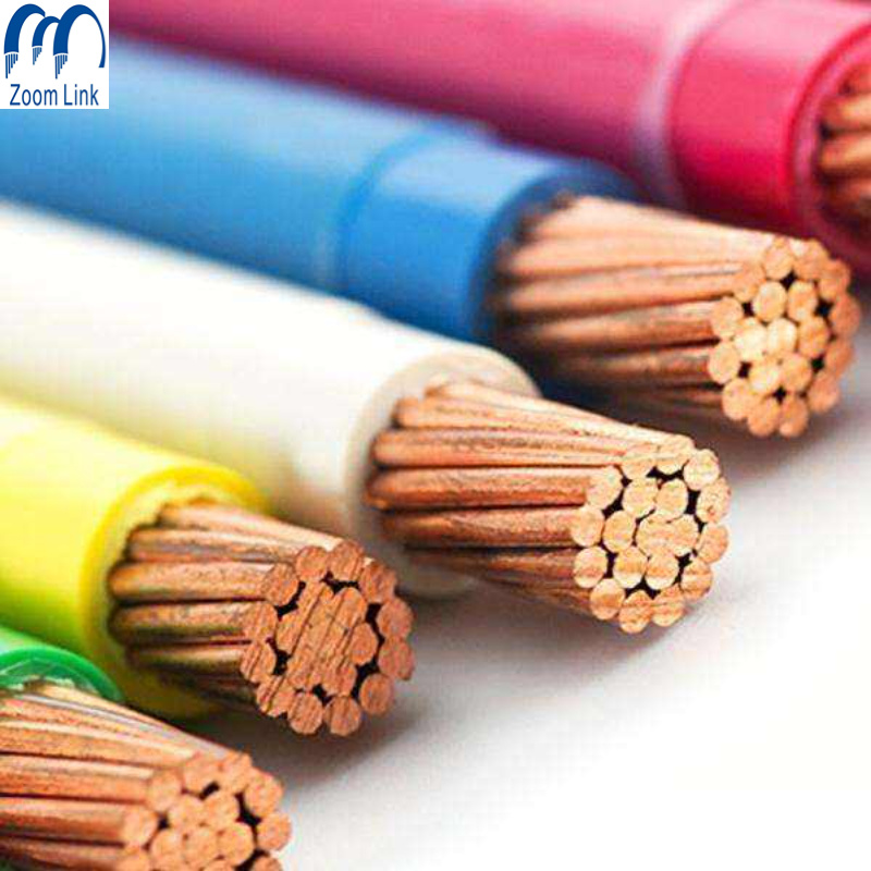 Thhn Thwn Thwn-2 Thw Thw-2 Tw Wire UL Wire 12AWG 10AWG Copper PVC Electric Wire Building Cable