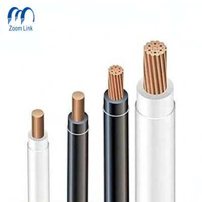 
                Thw Cable Eléctrico Thhn aislados con PVC, nylon de alambre de cobre de la Chaqueta la construcción de cable 450/750V
            