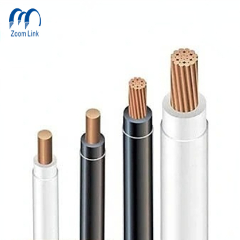 China 
                Thwn Single Core Copper Conductor Double Insulation Nylon Jacket Single Core Wire
              manufacture and supplier