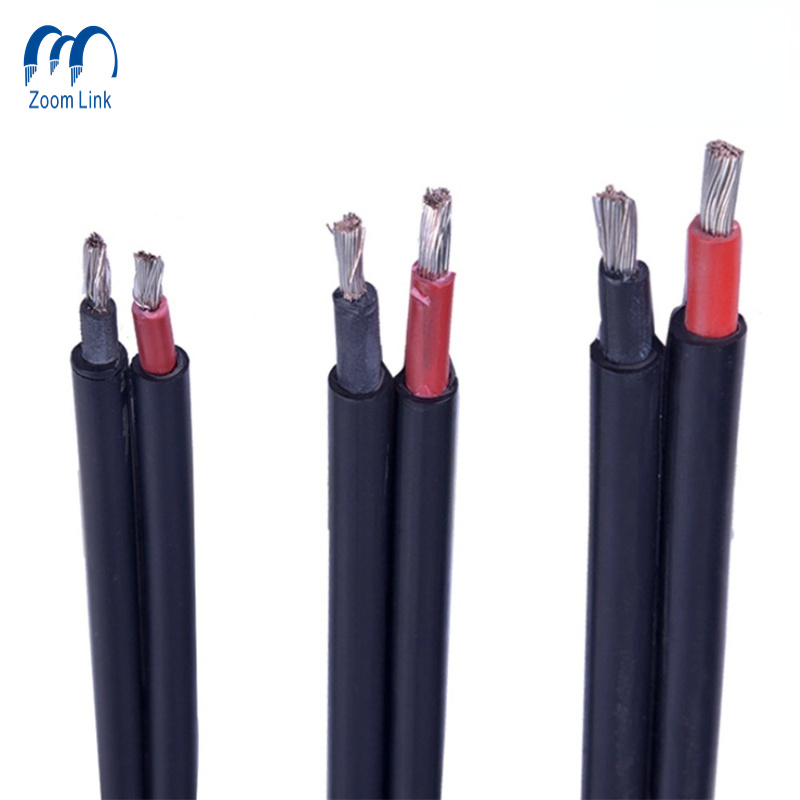 Tinned Copper Solar Power Cable Insulation 4mm 6mm 10mm Solar Battery Cable