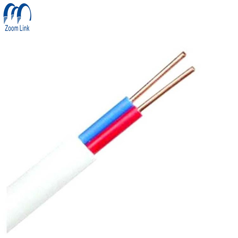 Twin and Earth Cu/PVC/PVC Pure Copper 2.5mm 1.5mm 1.0mm 2c 3c Electric Wire
