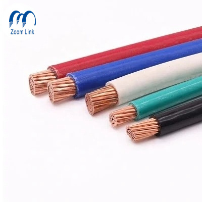 
                La certificación UL 600 V/Cable Thhn Thwn de núcleo único cable de cobre trenzado con funda de nylon
            